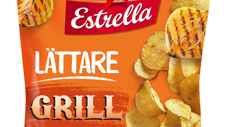 Lättare chips med smak av Grill från Estrella