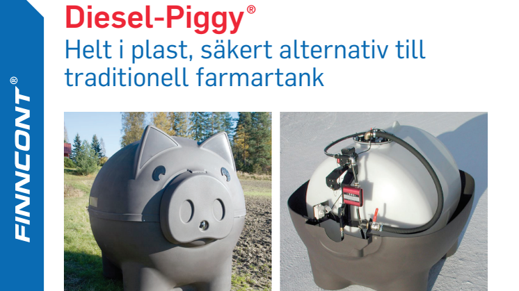 Finncont farmartank Diesel-Piggy, produktblad