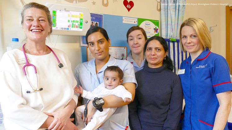 1,000 patient monitored by the Patient Status Engine at the Birmingham Women's and Children's Hospital