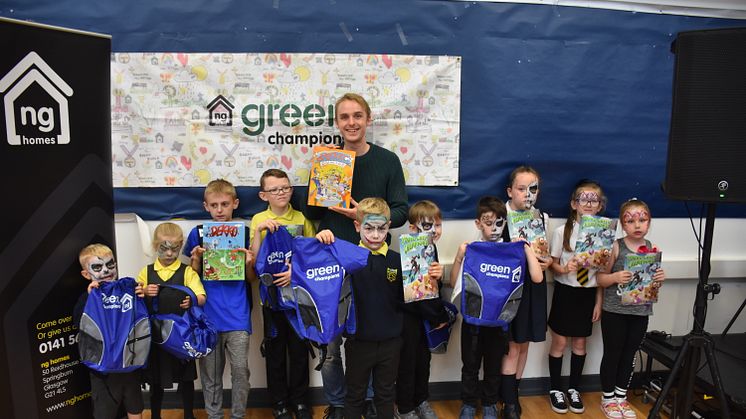 Springburn’s Young Green Champions launch Climate Challenge Comic Book