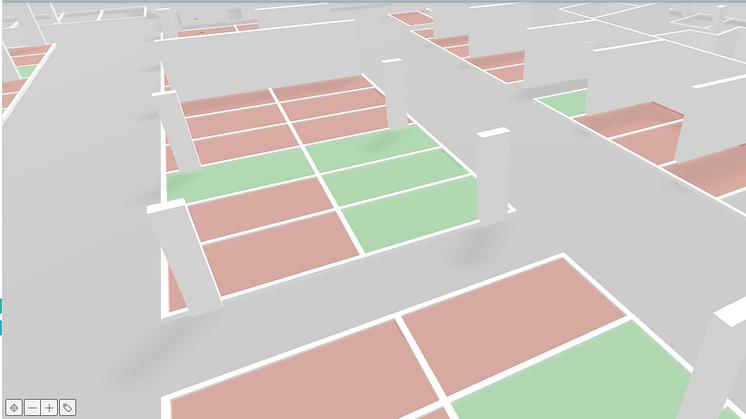 Floor Plan with parking view. 