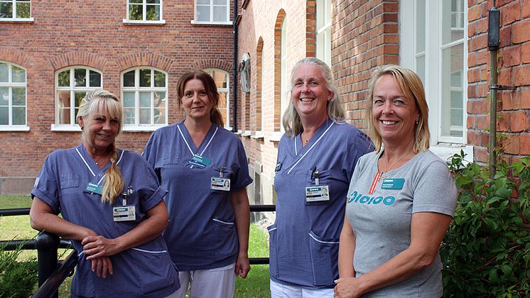 Från vänster: Sonja Jorlin, Gosia Furuskog, Catharina Sarlöv och Maria Reistedt.