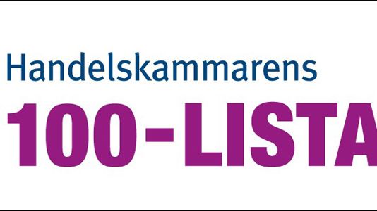 Handelskammarens 100-lista logo