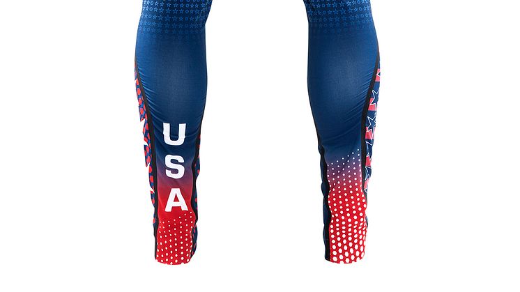 US Ski Team racing suit - Podium Race Pant Back