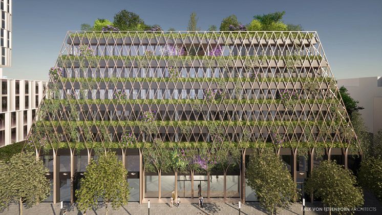 Erstes Cradle-to-Cradle-Bürogebäude Bayerns: Stadtsparkasse München feiert Richtfest des Bauprojekts „tomorrow“ 