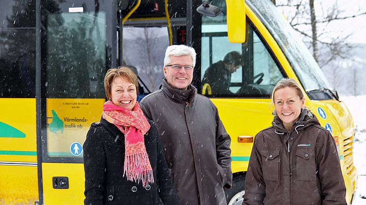 Fler bussar från och till Gräsmark och Östra Ämtervik