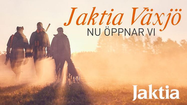 Jaktia expanderar och öppnar butik i Växjö