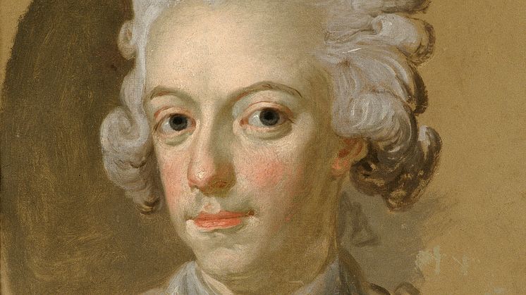 Carl Fredrik von Breda, Gustav III, porträttstudie, 1787. Foto: Nationalmuseum. 