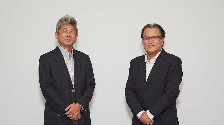 左：ヤマハ発動機 取締役上席執行役員　島本誠、右：静岡大学　理事・副学長 木村雅和