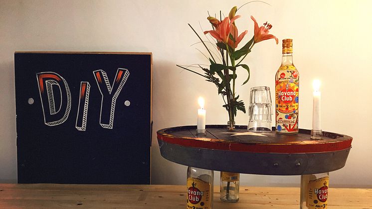 Ein echtes Unikat – der Havana Club Upcycling-Tisch