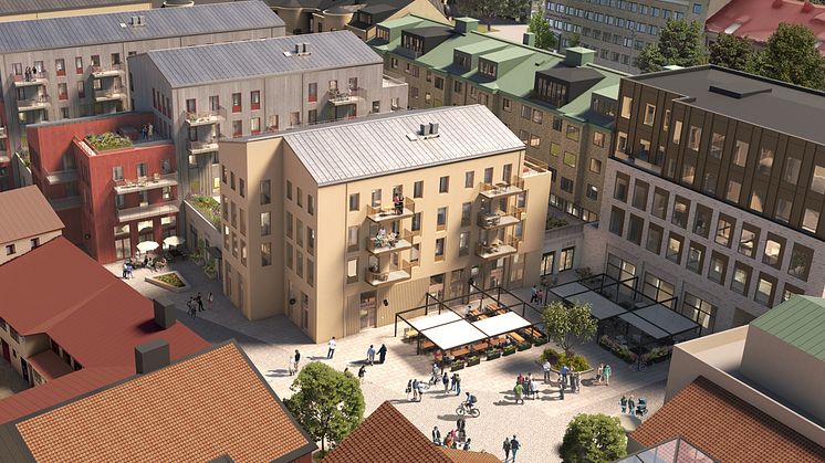 Torget vid kvarteret Hållstugan