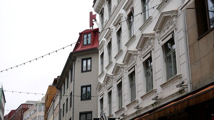 Ny ljusslinga resultat av samverkan på Kungsgatan i Göteborg. Foto: Innerstaden Göteborg