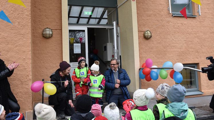 Ännu en ny centrumnära förskola är invigd 