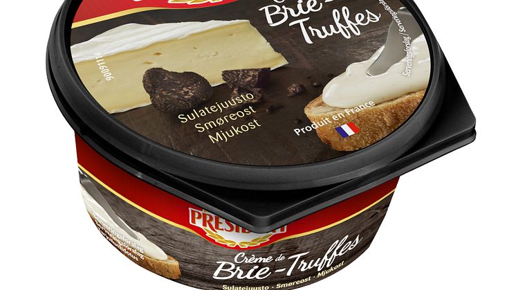 Président ”Crème de”, ett nytt sortiment som förenar franska smaker med smidigheten hos bredbara ostar.