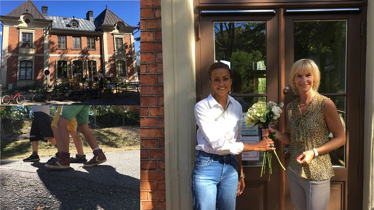 Minéa Frykman, Lilla Djurgårdsakademiens grundare och styrelseordförande tillsammans med Kristina Alvendal, Stadsutvecklarna i Värtahamnen.