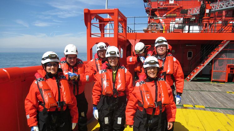 The 'Esvagt Njord' were in the company of Equinor's CEO.