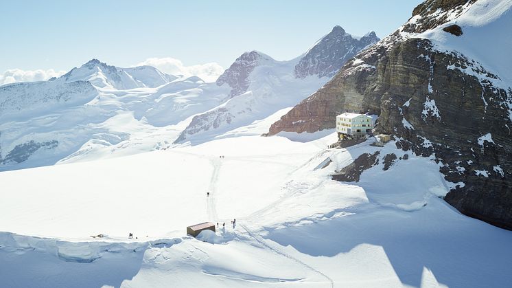 Jungfraujoch mit der Mönchsjochhütte