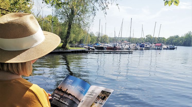 Entspannen am Wasser und inspirieren lassen - viele Tipps gibt es im neuen "Dein Potsdam-Reisemagazin"