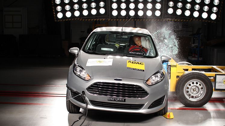 FEM STJERNER I EURO NCAP TIL NY FORD FIESTA