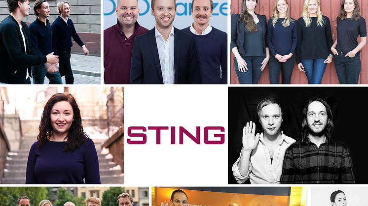 Här är listan: STINGs 8 nya internetbolag 