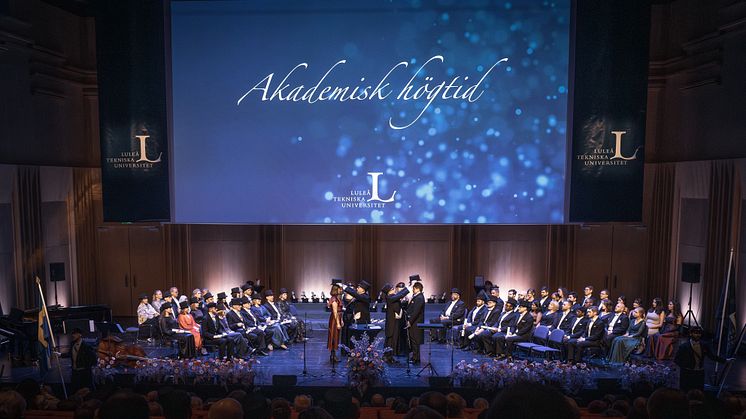 Luleå tekniska universitet firade akademiska framgångar