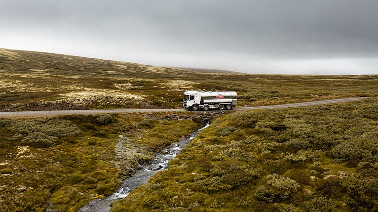 En av rutene som Rachel og kollegaene kjører, går opp over toppen av Krøkla i Nord-Fron, 1162 meter over havet. 