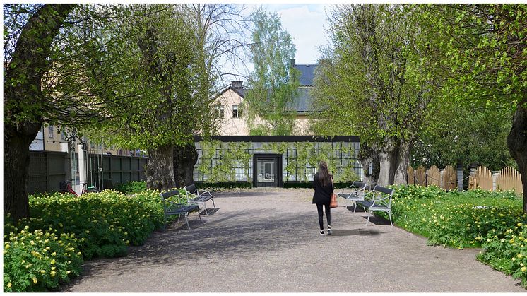Ny gestaltning av Linnéträdgårdens besökspaviljong 
