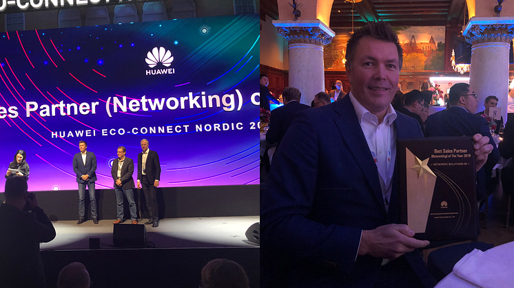 NetNordic vann pris på Huawei Eco-Connect Nordic 2018