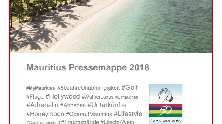 Mauritius Pressemappe 2018