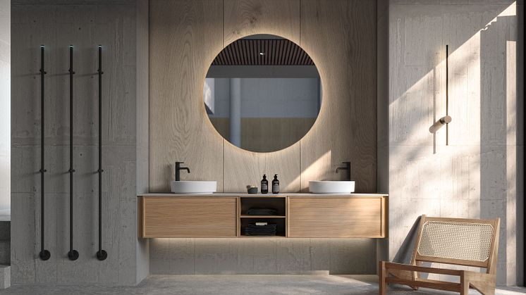 INR:n uudessa kylpyhuonekalustemallistossa on perinteiset käsityötaidot modernissa muodossa