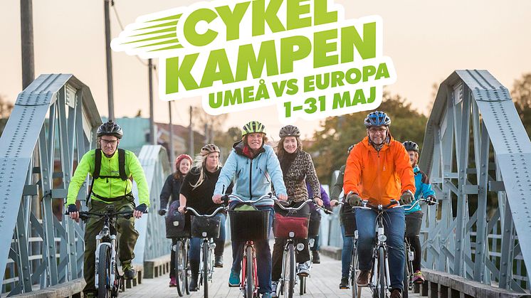 Umeå utmanar Europa i Cykelkampen