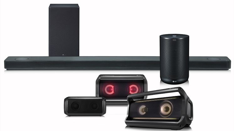 LG Speaker Lineup