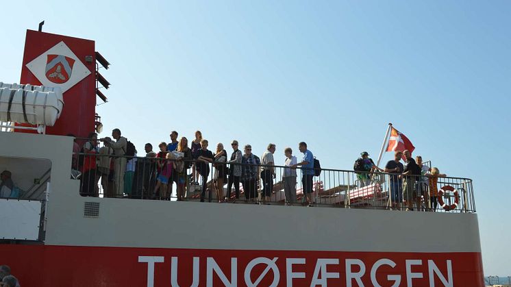 Flere tager til Tunø, efter at færgepriserne er blevet sat ned. 