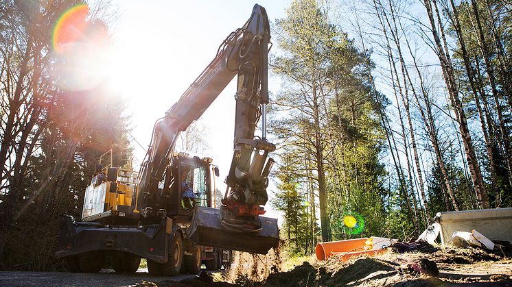 Flera mindre vägar i Lökom och Klovsta byggs om för ökad trafiksäkerhet. Foto: Markus Marcetic