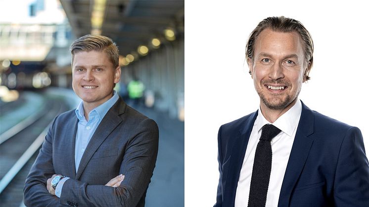 Mats Johannesson tar över vd-rollen på MTR Pendeltågen och Joakim Sundh blir ny vd på MTRX