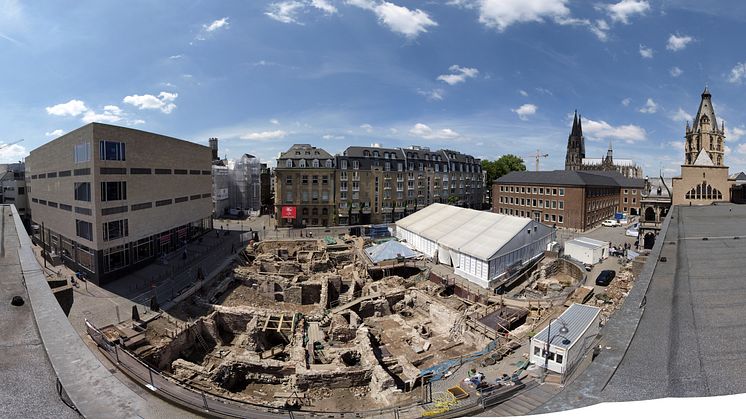Under Kölns rådhusplads ligger et romersk palads - det bliver snart dækket af et nyt museum