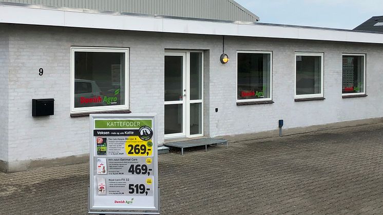 Grovvarekoncernen Danish Agro åbner ny butik i Nyborg