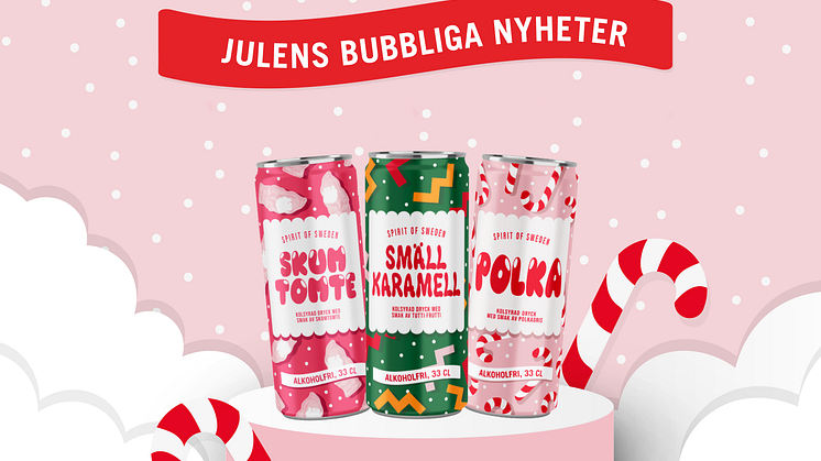 Julens bubbliga nyheter är här! 