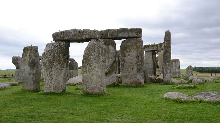 The solstitial axis of Stonehenge viewed from the entrance (photograph Juan Belmonte)