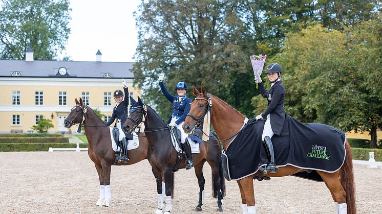 Finalisterna i Lövsta Future Challenge Dressage klara - de här rider i Friends