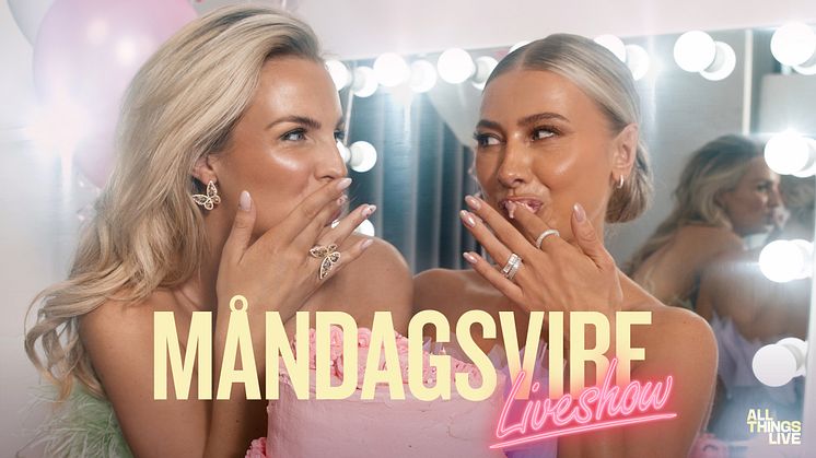 Måndagsvibe gör premiär på scen – bjuder in till en enda liveshow på Cirkus i höst