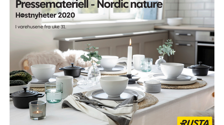Pressemateriell Nordic Nature -  Høst 2020