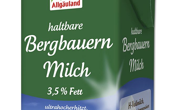 Allgäuland haltbare Bergbauern Milch, 3,5% Fett