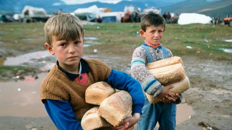 Vita fattiga barn, Albania Kukes UN Photo