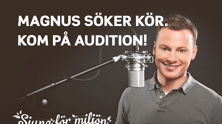 Sjung för miljön, audition pågår nu!