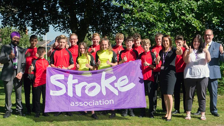 ​Local pupils take on cycling challenge for stroke charity