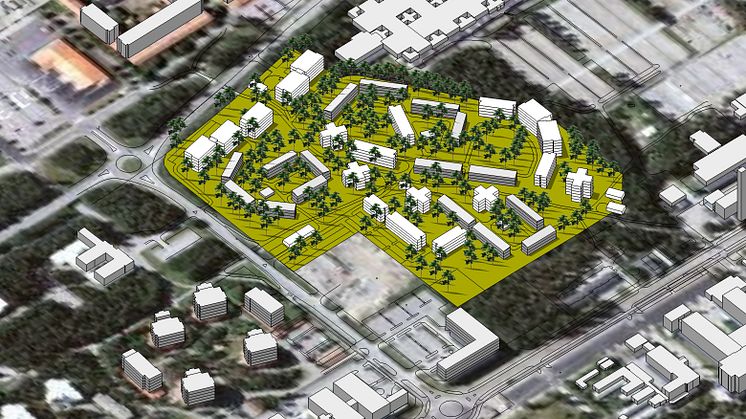 Godkänd detaljplan för 800–1000 nya lägenheter i närheten av Umeå universitet 