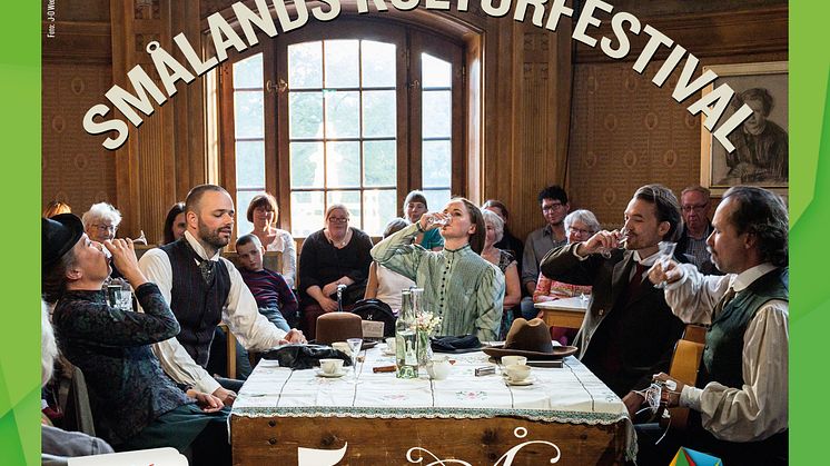 ​Smålands Kulturfestival firar 5-årsjubileum - Biljettsläpp 1 september.