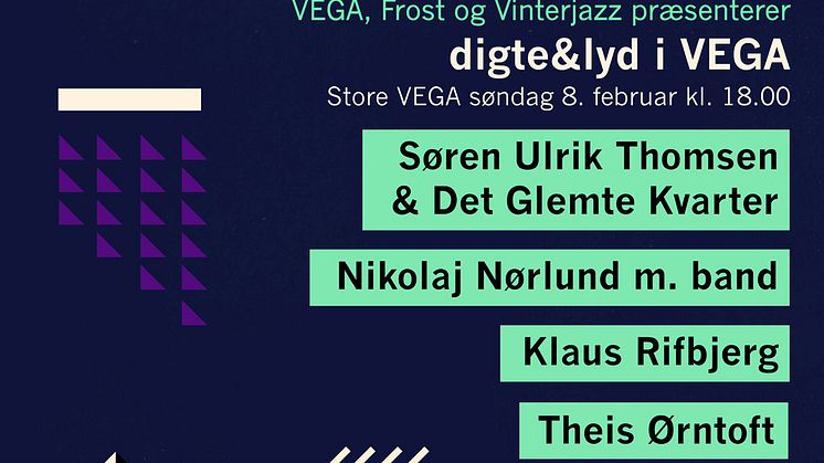 Unik aften i krydsfeltet mellem digte og lyd med Søren Ulrik Thomsen, Klaus Rifbjerg og Nikolaj Nørlund