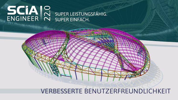 SCIA gibt die Einführung von SCIA Engineer 22 bekannt